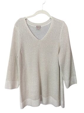 Chico’s Lightweight Knit Sweater – Neutral